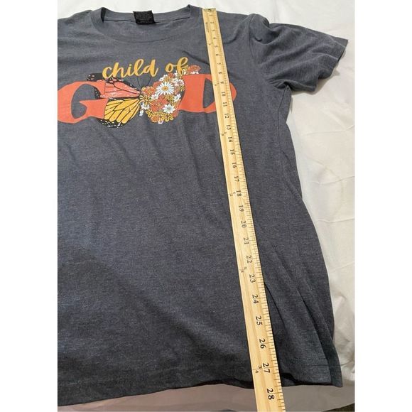 Pre-Owned Child Of God Butterfly Graphic T-Shirt Size Large - Picture 6 of 7